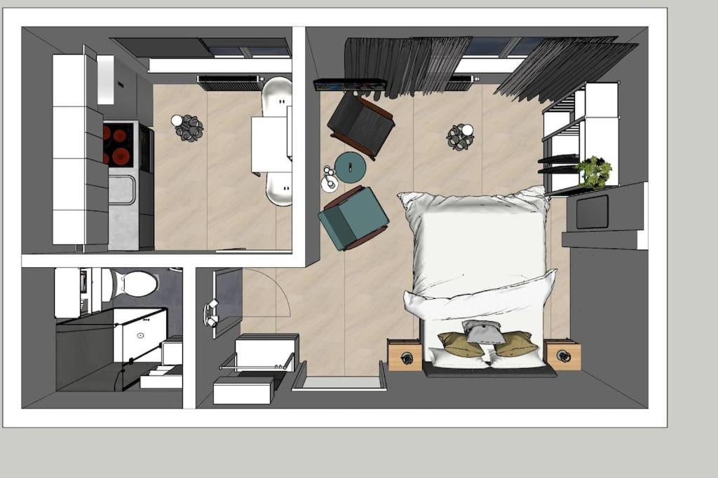 City Apartment Rudolf 26M2 Graz Ngoại thất bức ảnh